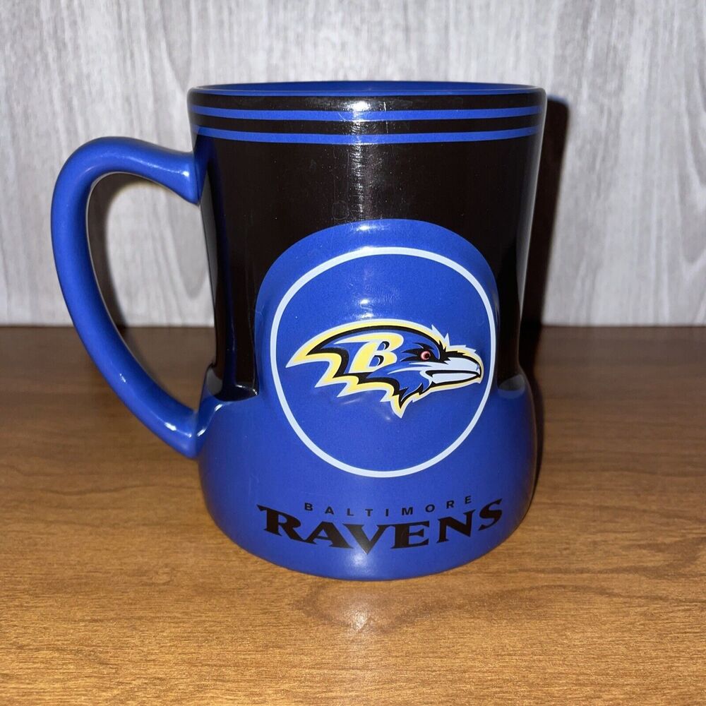 Baltimore Ravens  (2011) Boelter Brands Purple/Black Large Coffee Mug/Cup